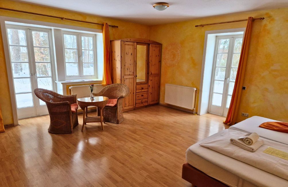 schöne, helle und geräumige Zimmer im Wellnesshotel Sagasfeld Wendland